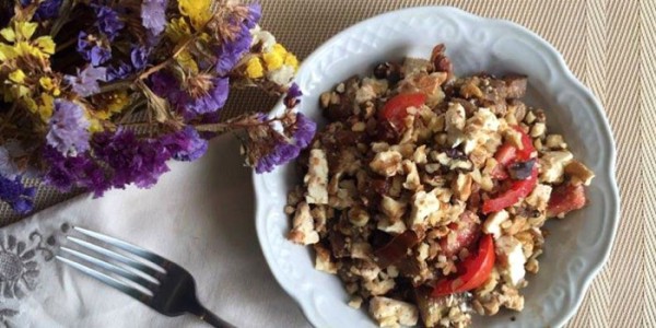 Баклажаны с орехами - пошаговые рецепты приготовления с чесноком, зеленью, гранатами или помидорами